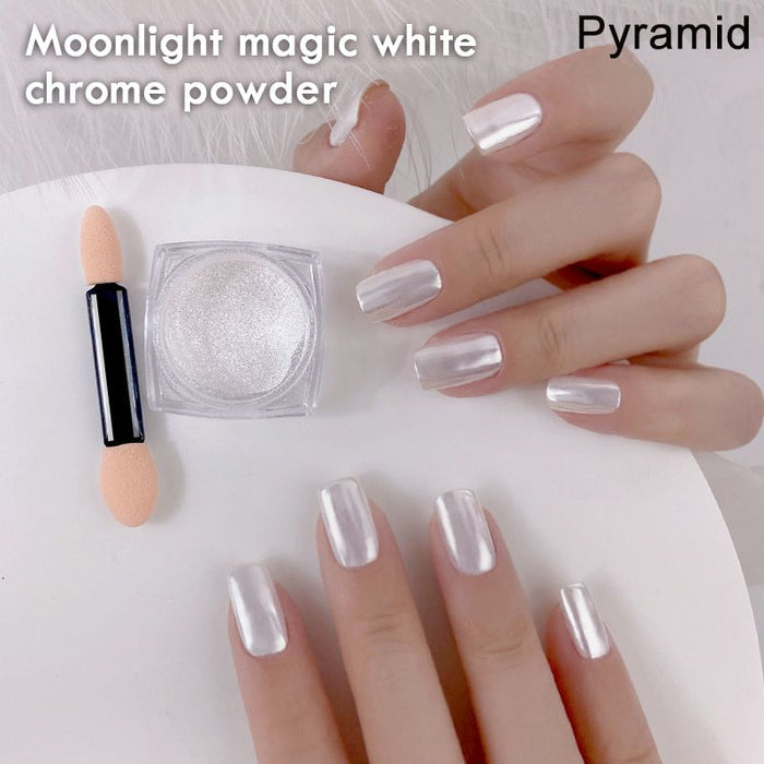 Pyramid Moonlight Magic White Chrome Powder, 1oz