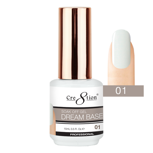 Cre8tion Dream Base Gel Polish, 0.5oz, Color list in the note, 000