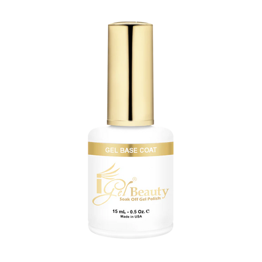 iGel Base Coat, WHITE BOTTLE, 0.5oz (Packing: 144 pcs/case)