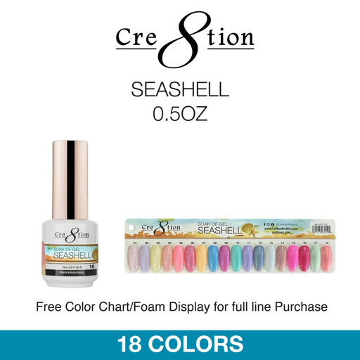 Cre8tion 0.5oz GEL Seashell Collection 000