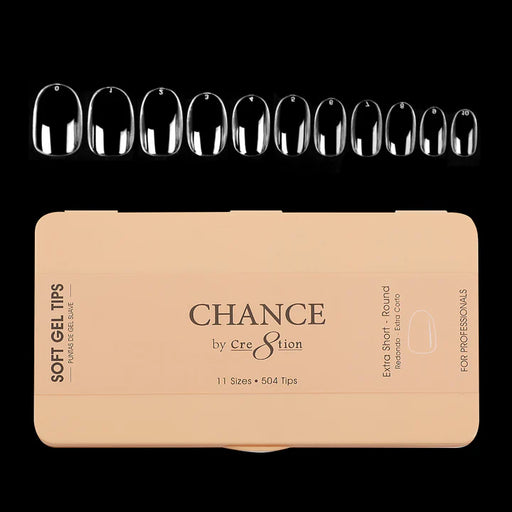 Chance Soft Tips ROUND EXTRA SHORT, Box of Tips (Pk: 504pcs/box)