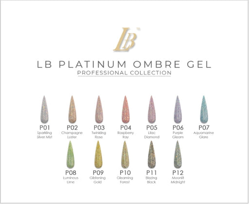 iGel 0.6oz GEL LB Platinum Ombre Collection 000