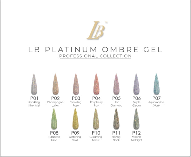 iGel 0.6oz GEL LB Platinum Ombre Collection 000