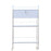 Cre8tion White Beauty Trolley, 1 Drawer, 29025 BB (NOT Included Shipping Charge)