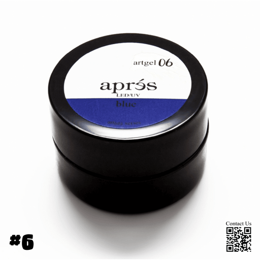 Apres Art Gel, BLUE, #6, AG-BLU