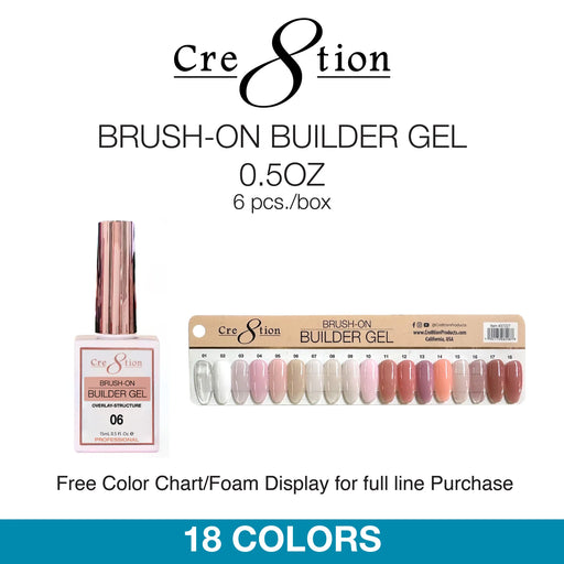 Cre8tion Gel - Overlay/ Brush on Builder 0.5oz 000