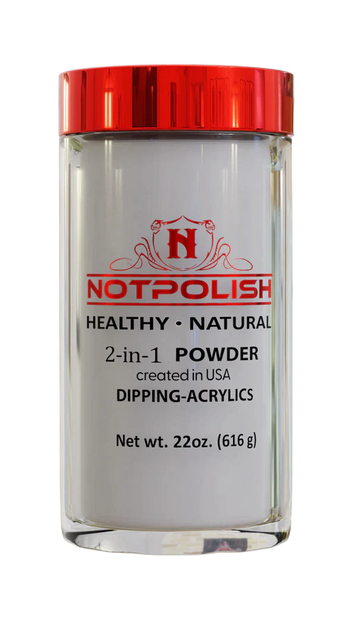 NotPolish Dipping Powder, Milky White, 22oz, OG 101