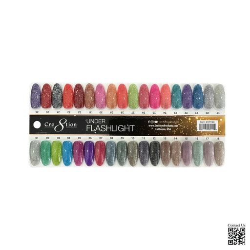 Cre8tion Under Flashlight Gel Collection, Sample Tips