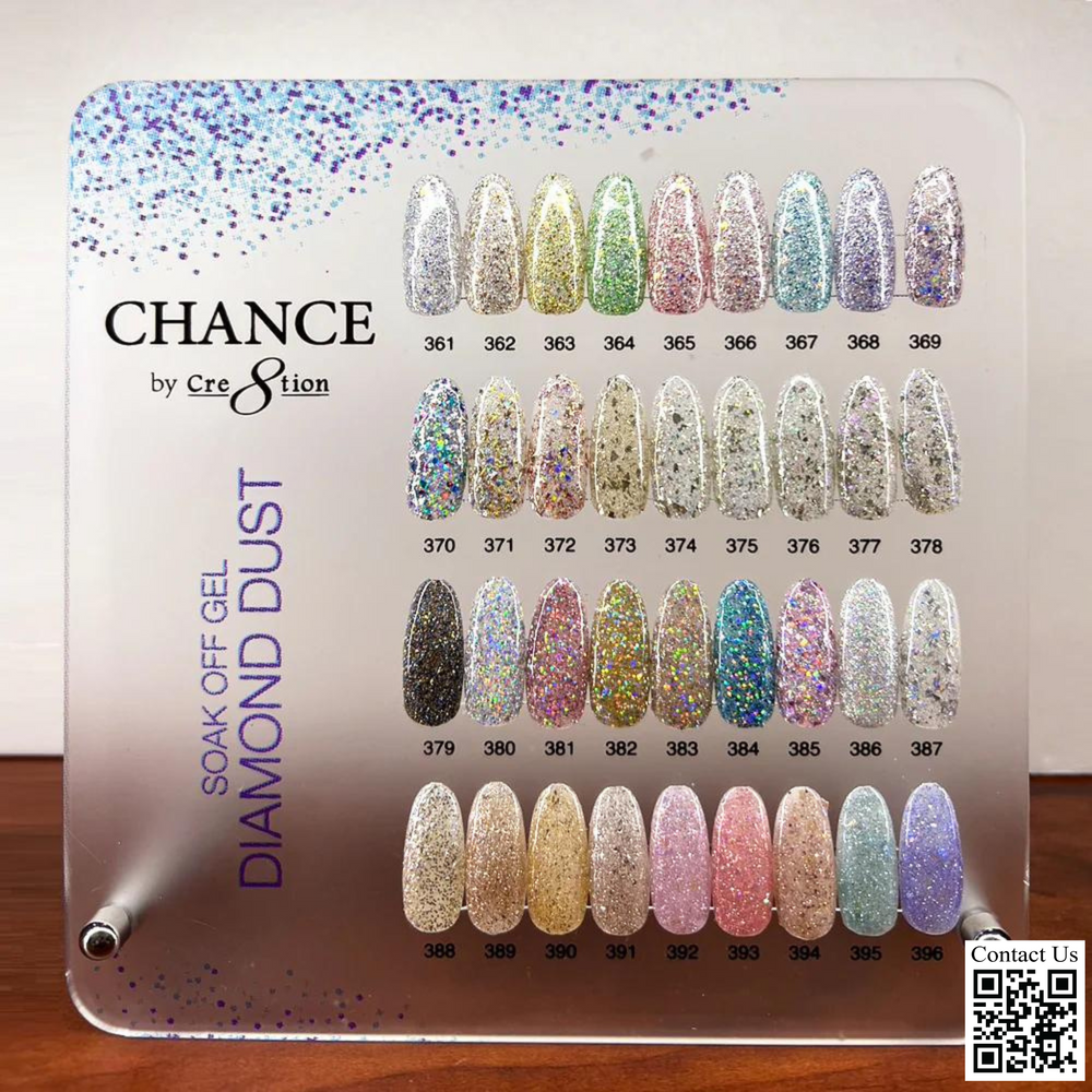 Chance Counter Display Color Chart - Diamond Dust Collection