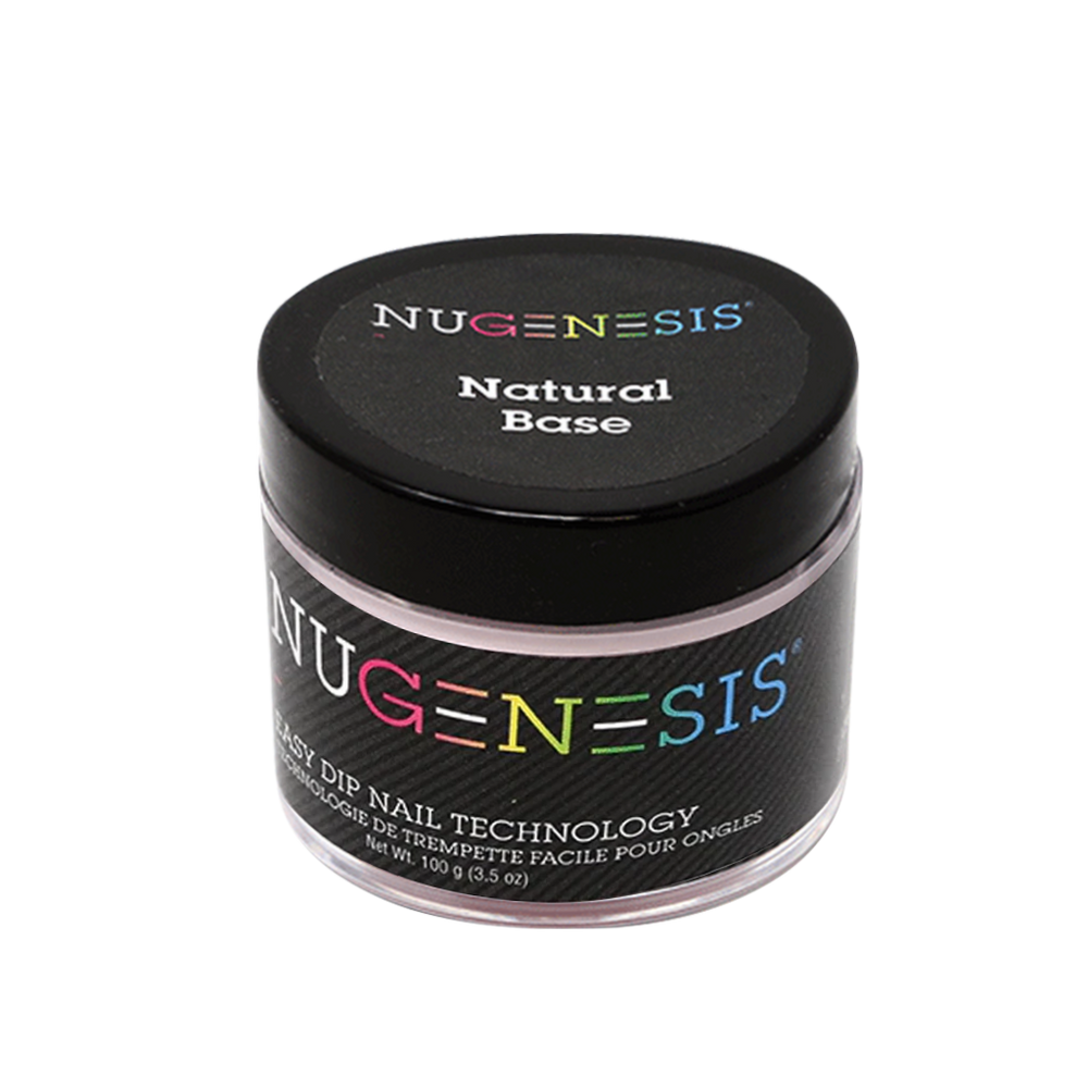 Nugenesis Dipping Powder, Pink & White Collection, NATURAL BASE, 3.5oz