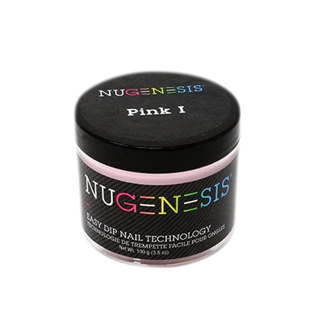 Nugenesis Dipping Powder, Pink & White Collection, PINK I, 1.5oz