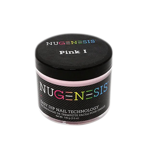 Nugenesis Dipping Powder, Pink & White Collection, PINK I, 1.5oz