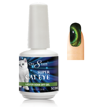 Cre8tion 0.5oz Super Cat Eye Gel Polish, SC06