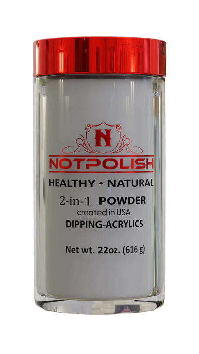 NotPolish Dipping Powder, White, 22oz