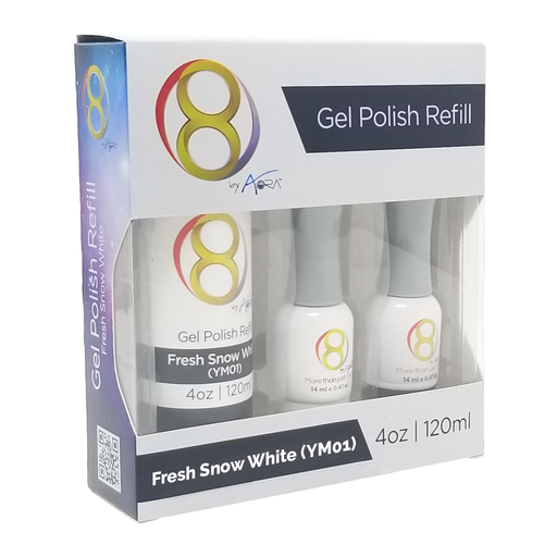 Aora Fresh Snow White Kit 4oz Refill, YM01, Free YM01 & YM06 0.47oz