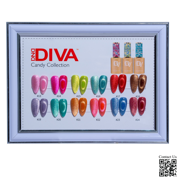 DND Diva 9D Cat Eye, Candy Collection 000 (From 13 To 24)