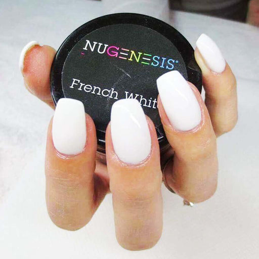 Nugenesis Dipping Powder, Pink & White Collection, FRENCH WHITE, 1.5oz