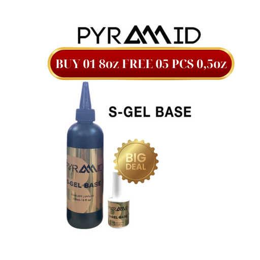 Pyramid S-Gel Base Refill, 8oz. Buy 01 Pyramid S-Gel Base Refill, 8oz Free 05 PCS 0.5oz