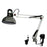 Cre8tion Table (Desk) Lamp (Cone Shape), Silver (Pk: 16 pcs/case)