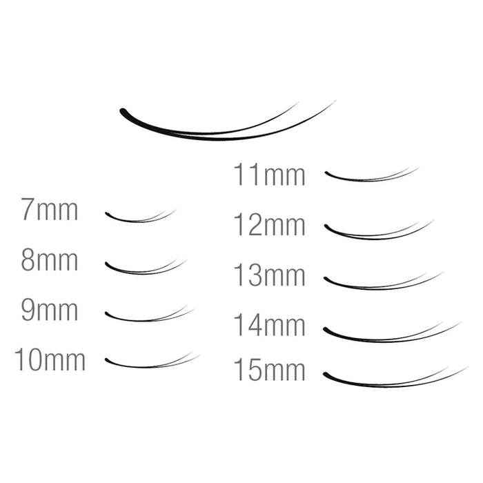 Hami Synthetic Eyelash Extension, V Lash, 0.2 x 10mm, 50341 OK1010VD